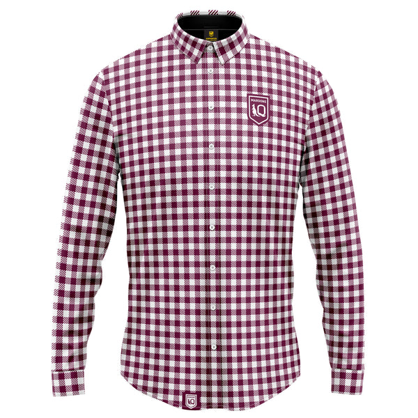 QLD Maroons 'Dawson' Dress Shirt