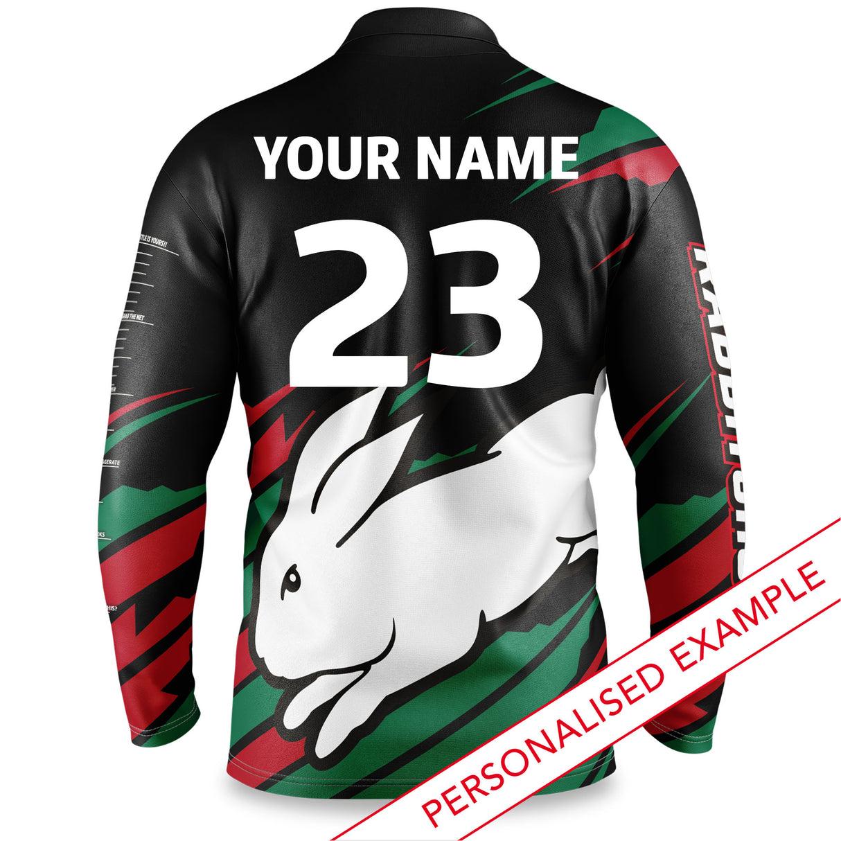 NRL Rabbitohs 'Ignition' Fishing Shirt - Adult