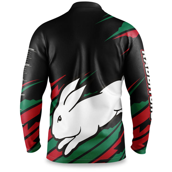 NRL Rabbitohs 'Ignition' Fishing Shirt - Adult