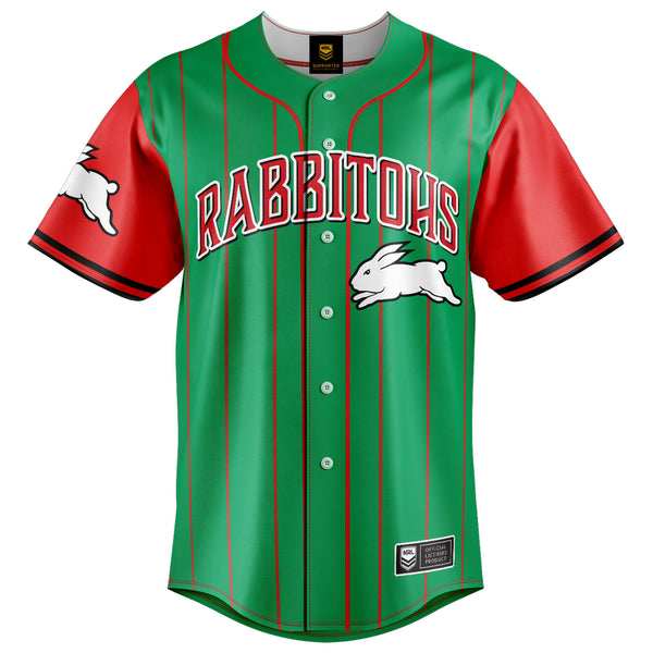 NRL Rabbitohs 'Slugger' Baseball Shirt