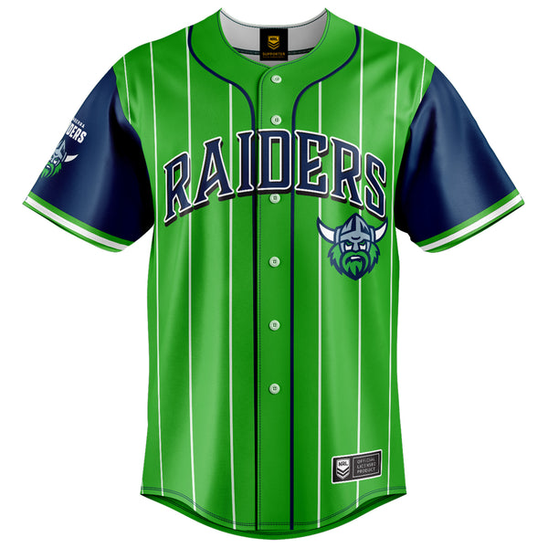 NRL Raiders 'Slugger' Baseball Shirt