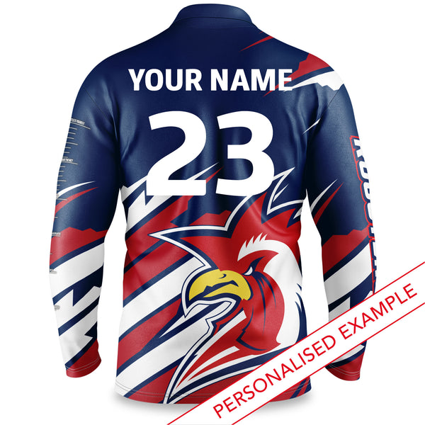 NRL Roosters 'Ignition' Fishing Shirt - Adult