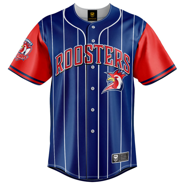 NRL Roosters 'Slugger' Baseball Shirt