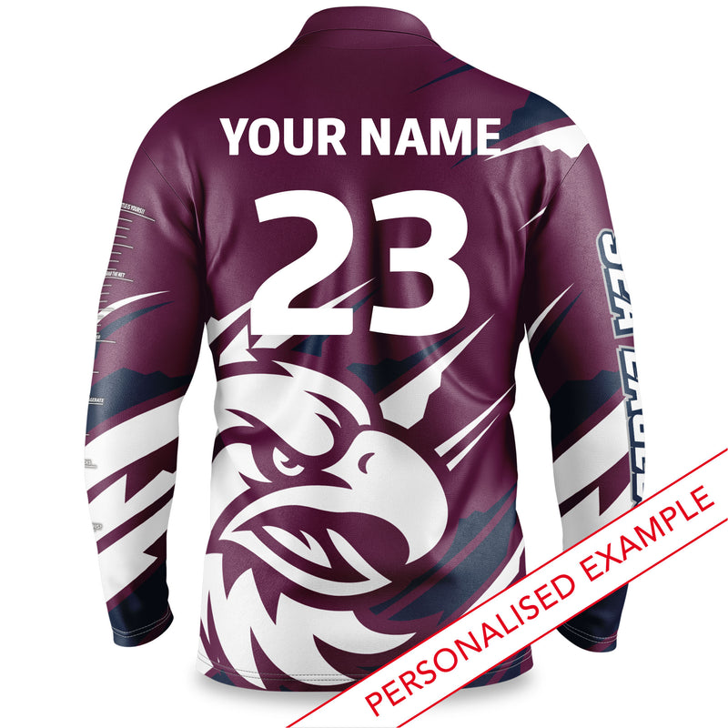 NRL Sea Eagles 'Ignition' Fishing Shirt - Adult