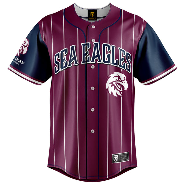 NRL Sea Eagles 'Slugger' Baseball Shirt