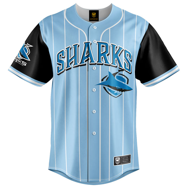 NRL Sharks 'Slugger' Baseball Shirt