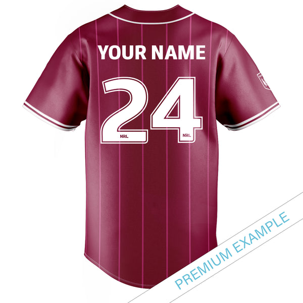 QLD Maroons 'Slugger' Baseball Shirt