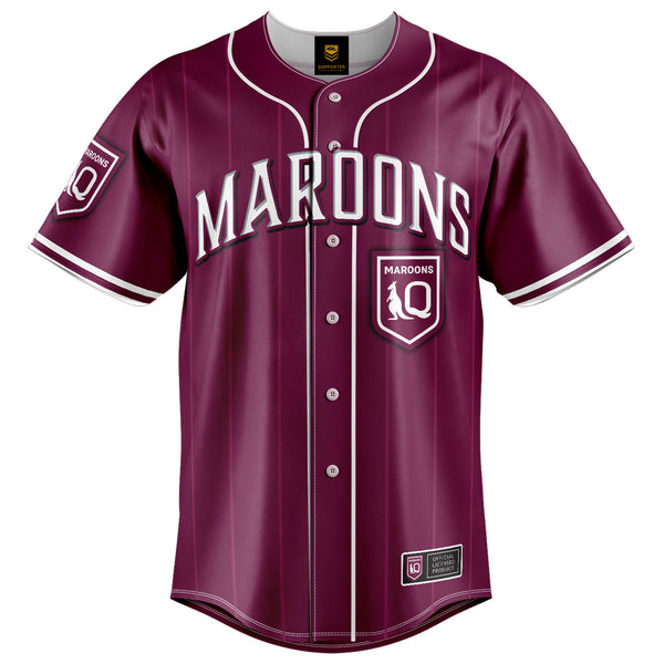 QLD Maroons 'Slugger' Baseball Shirt