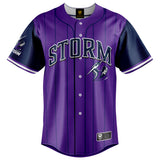 NRL Storm 'Slugger' Baseball Shirt