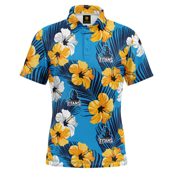 NRL Titans 'Aloha' Golf Polo