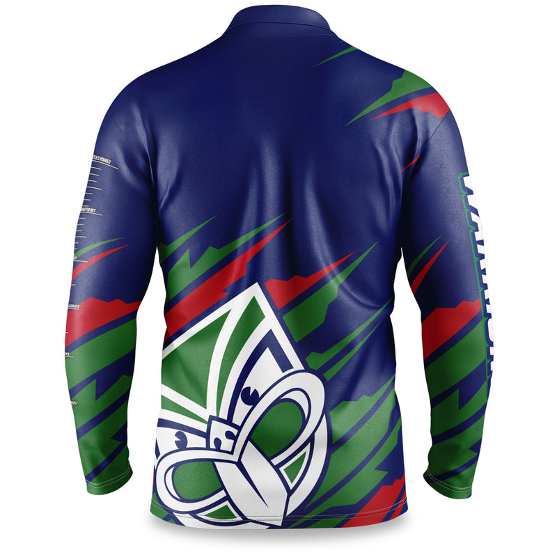 NRL Warriors 'Ignition' Fishing Shirt - Adult