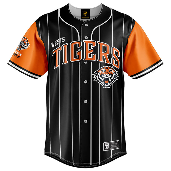 NRL Wests Tigers 'Slugger' Baseball Shirt