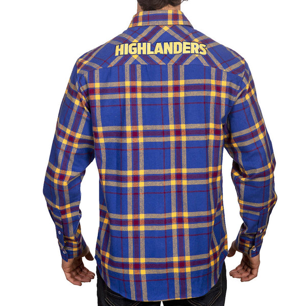 NZ Highlanders 'Ringbark' Flannel Shirt