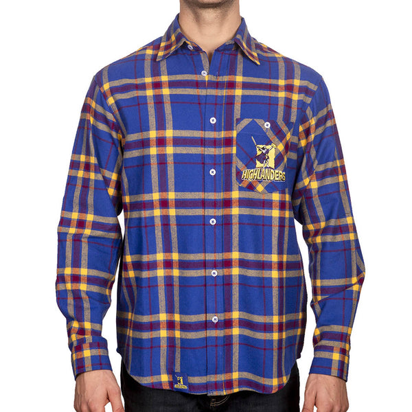 NZ Highlanders 'Ringbark' Flannel Shirt