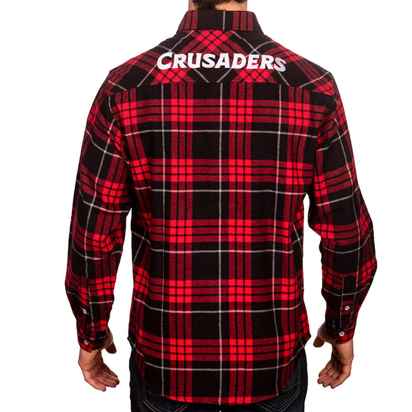 NZ Crusaders 'Ringbark' Flannel Shirt