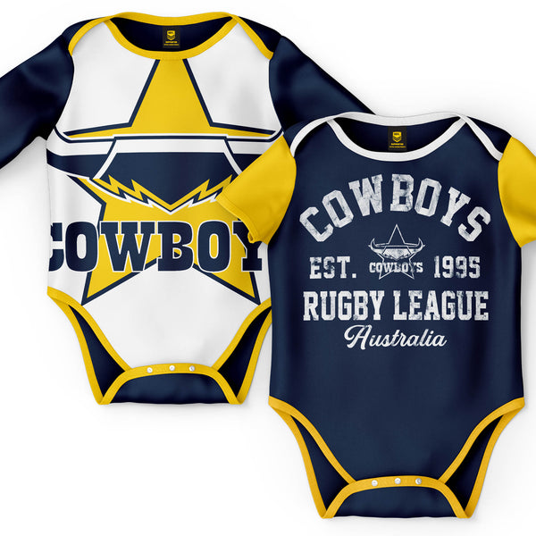 NRL Cowboys Infant 2pc Gift Set