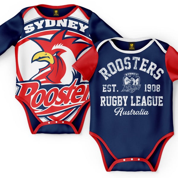NRL Roosters Infant 2pc Gift Set