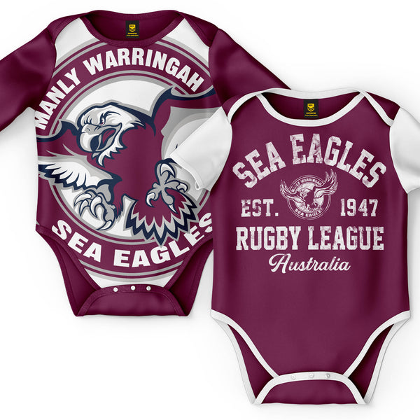 NRL Sea Eagles Infant 2pc Gift Set