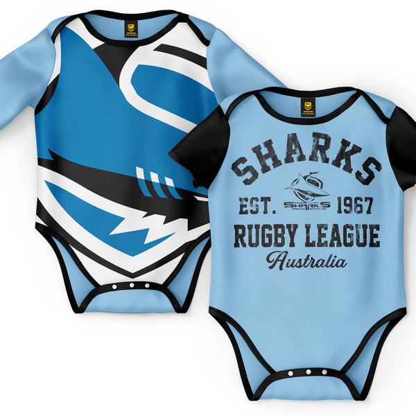 NRL Sharks Infant 2pc Gift Set