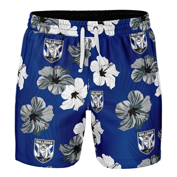 NRL Bulldogs 'Aloha' Volley Swim Shorts