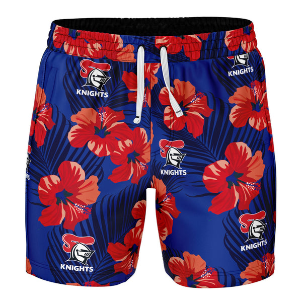 NRL Knights 'Aloha' Volley Swim Shorts