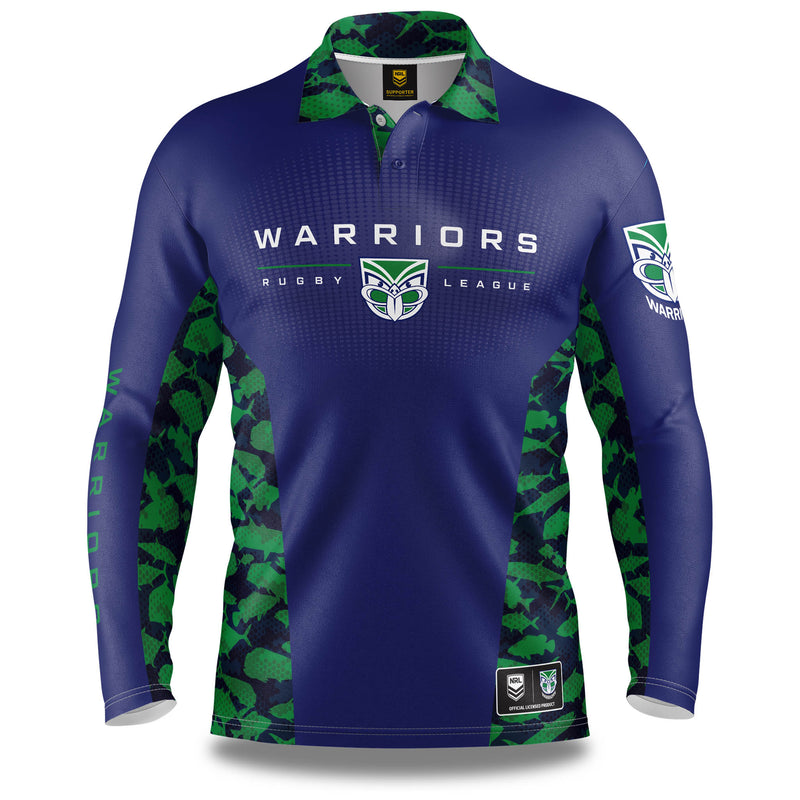 NRL Warriors 'Reef Runner' Fishing Shirt - Youth – Ashtabula NZ