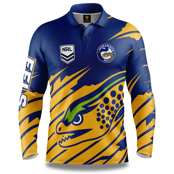 NRL Eels 'Ignition' Fishing Shirt - Adult