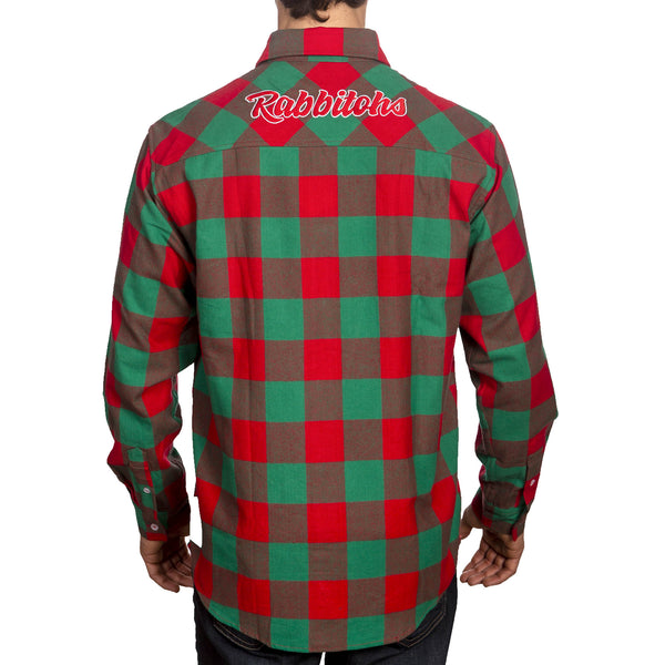 NRL Rabbitohs 'Lumberjack' Flannel Shirt