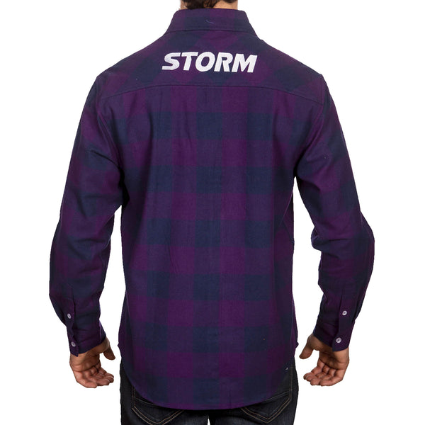 NRL Storm 'Lumberjack' Flannel Shirt