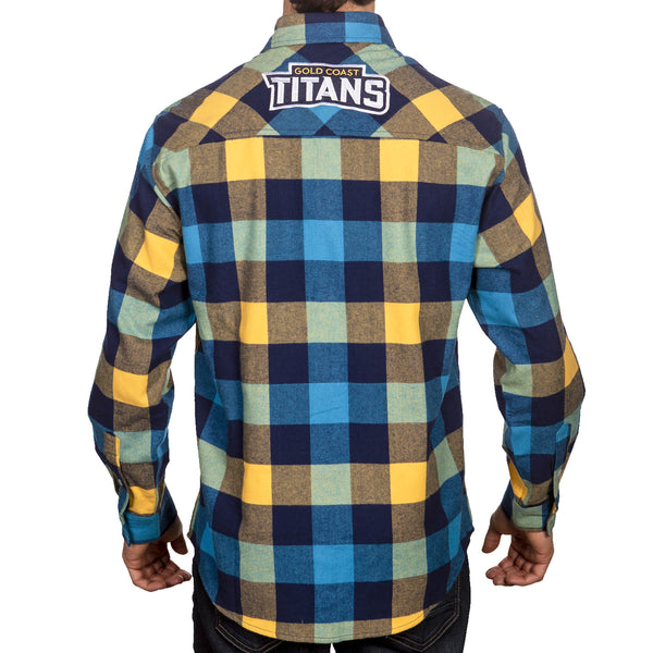 NRL Titans 'Lumberjack' Flannel Shirt