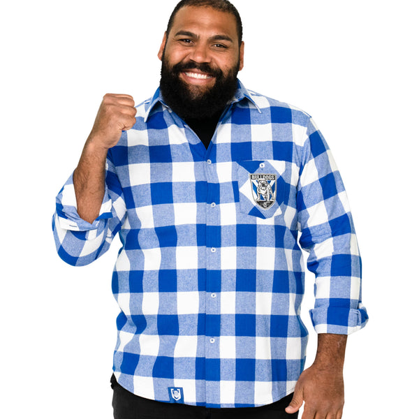 NRL Bulldogs 'Lumberjack' Flannel Shirt