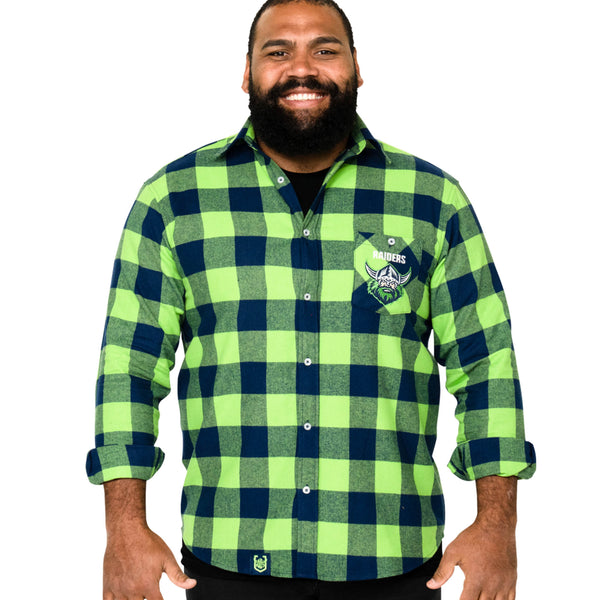NRL Raiders 'Lumberjack' Flannel Shirt