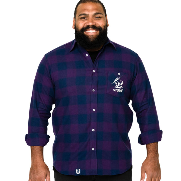 NRL Storm 'Lumberjack' Flannel Shirt