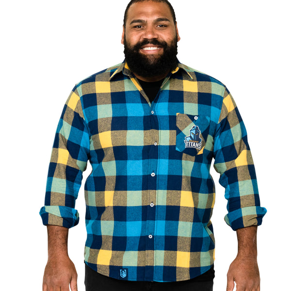 NRL Titans 'Lumberjack' Flannel Shirt