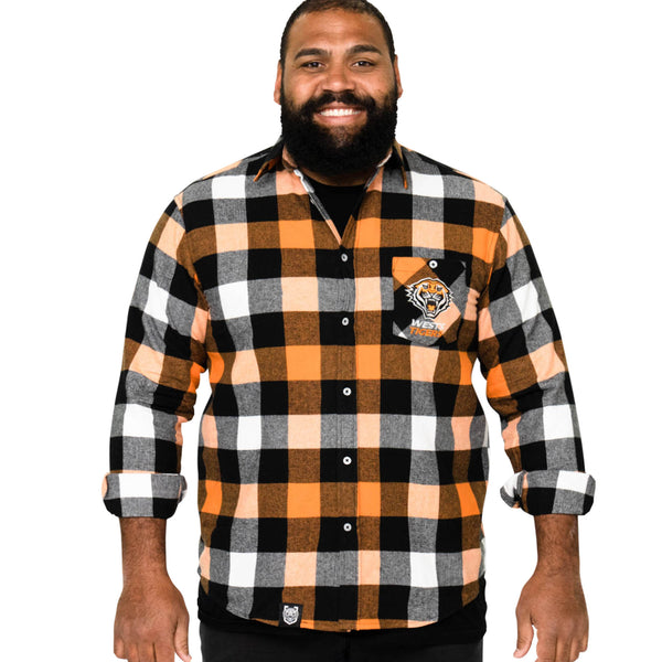 NRL Wests Tigers 'Lumberjack' Flannel Shirt
