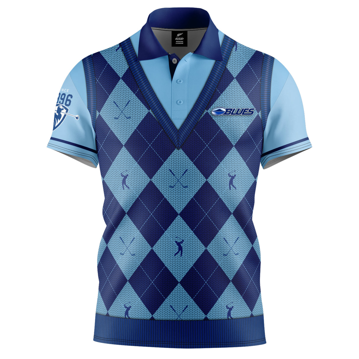 NZ Blues 'Fairway' Golf Polo