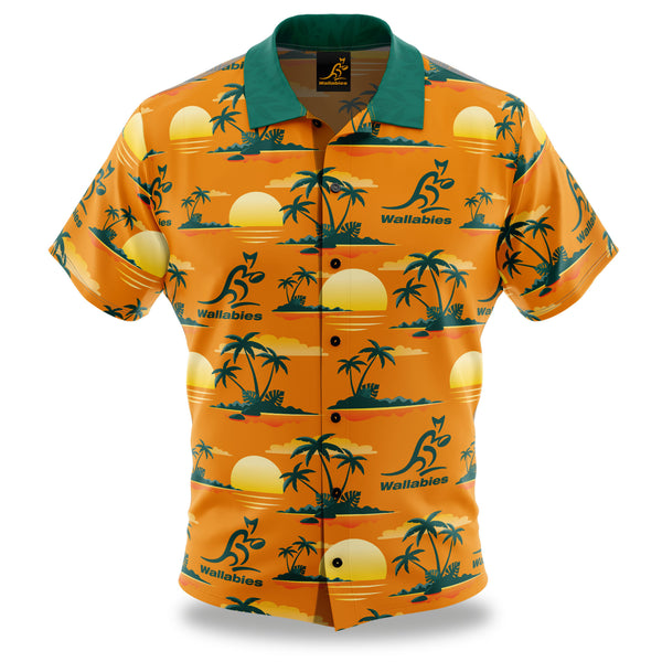 Wallabies 'Paradise' Hawaiian Shirt