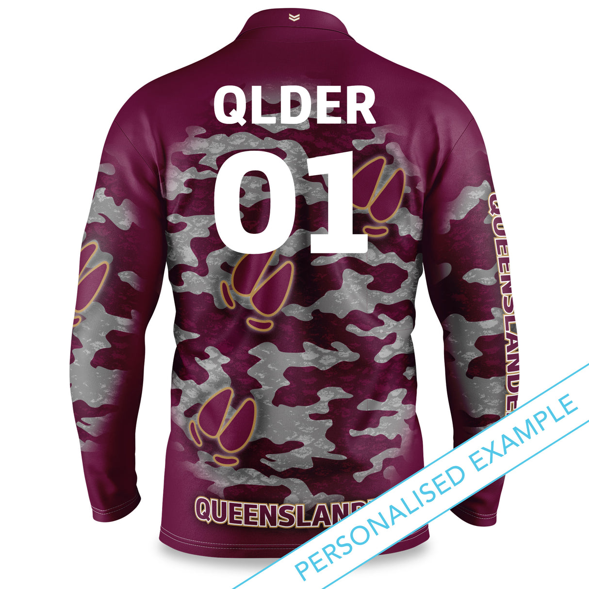 QLD Maroons "Razorback" Hunting Shirts - Adult