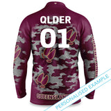QLD Maroons "Razorback" Outback Shirts - Youth