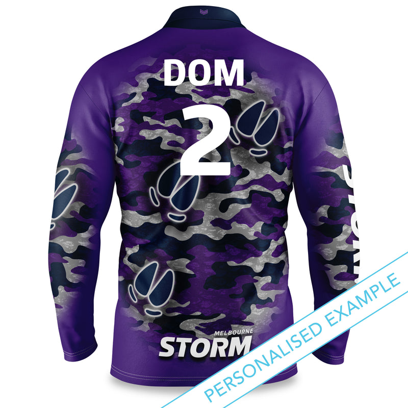NRL Storm "Razorback" Outback Shirts - Adult