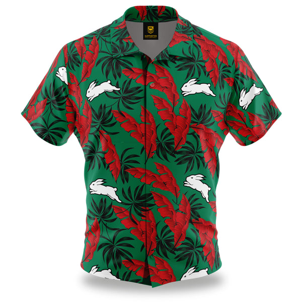 NRL Rabbitohs 'Paradise' Hawaiian Shirt