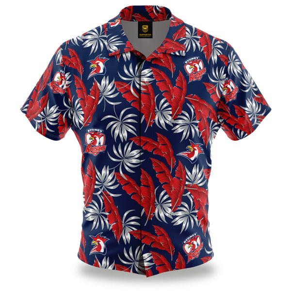 NRL Roosters 'Paradise' Hawaiian Shirt