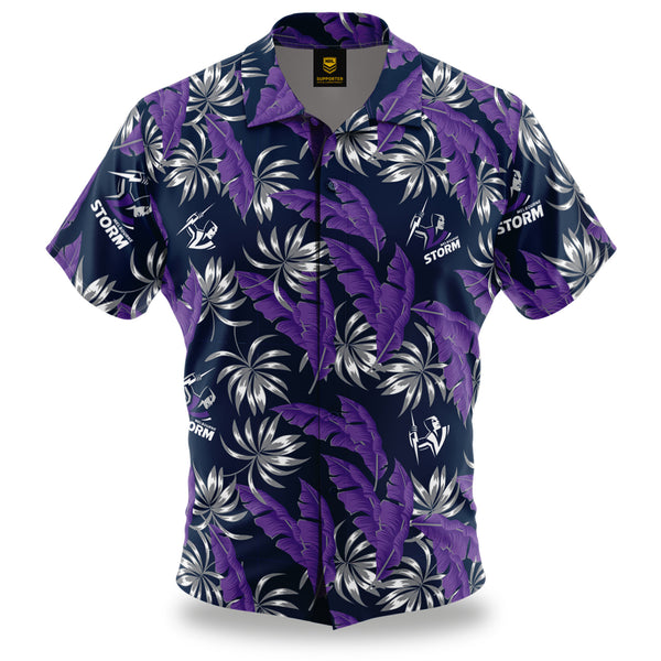 NRL Storm 'Paradise' Hawaiian Shirt