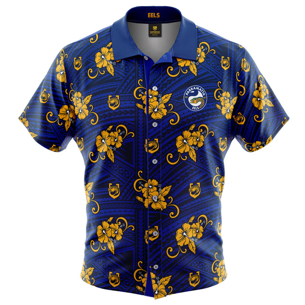 NRL Eels Tribal Button Up Shirt