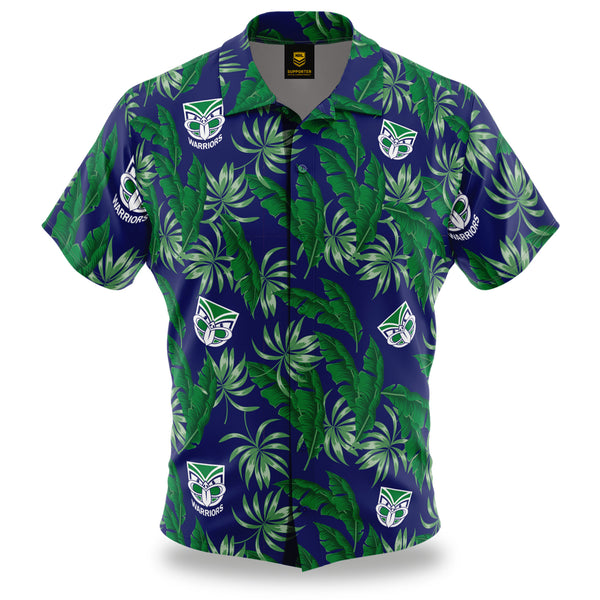 NRL Warriors 'Paradise' Hawaiian Shirt