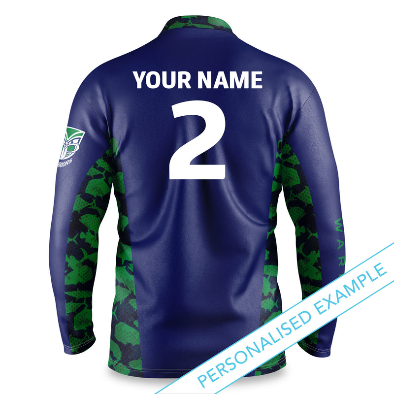 NRL Warriors 'Reef Runner' Fishing Shirt - Youth